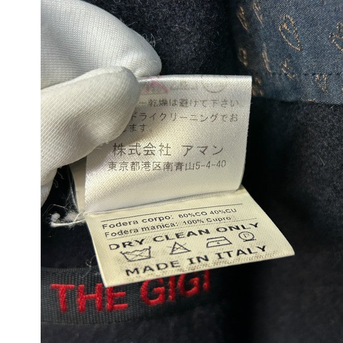 THE GIGI ザ ジジ ダブルブレスト コート ネイビー メンズ アウター 冬 中古 W４