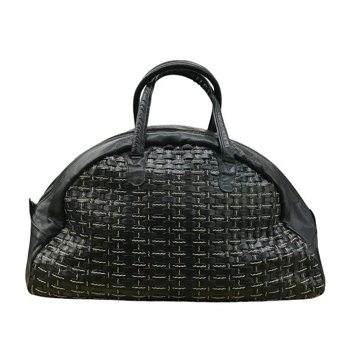 Jas-M.B. ジェスエムビー ボストンバッグ メンズ レザー ブラック 中古 N1