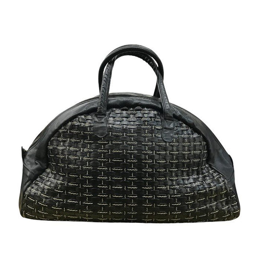 Jas-M.B. ジェスエムビー ボストンバッグ メンズ レザー ブラック 中古 N1