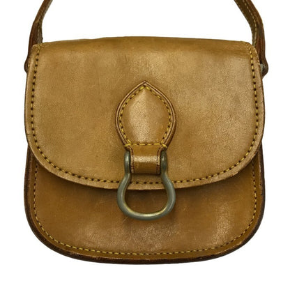 LOUIS VUITTON ルイヴィトン サンクルー ショルダーバッグ レディース レザー 斜め掛け ヴィンテージ ミニサイズ フラップ ブラウン 中古 T1