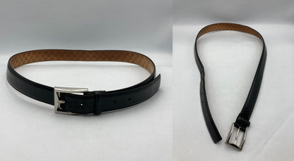 GUCCI グッチ レザー バックルベルト 90cm メンズ 223901 中古 D4