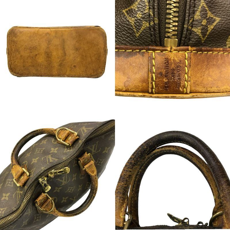 LOUIS VUITTON ルイヴィトン モノグラム アルマPM ハンドバッグ レディース 定番 シンプル ブラウン M53151 中古 T1