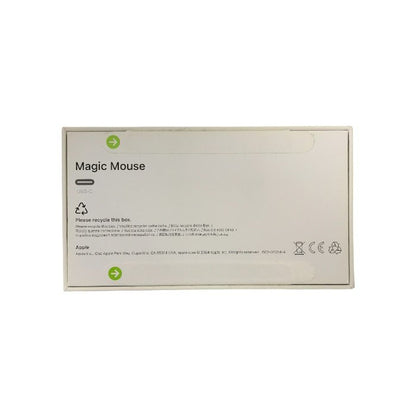 Apple Magic Mouse マウス ホワイト ワイヤレス 充電式 USB-C Multi-Touch対応 MXK53ZA/A 中古 T1