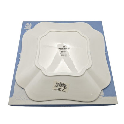 WEDGWOOD ウェッジウッド INTAGLIO インタグリオ PLATINUM プラチナ スクエアディッシュ 5C108200020 中古 H4
