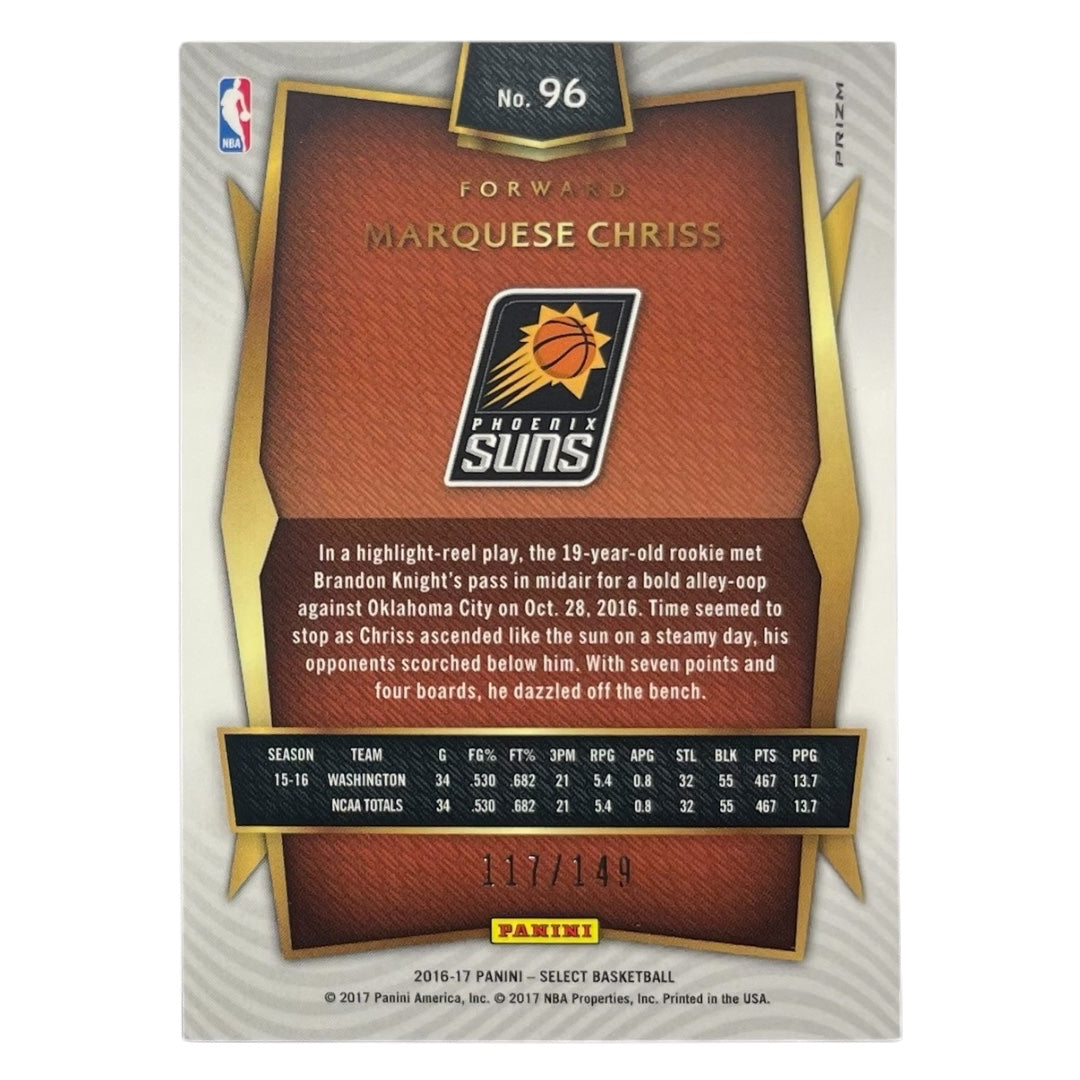 PANINI NBAカード SELECT PRIZM MARQUESE CHRISS SUNS /149 #96 中古 IT2