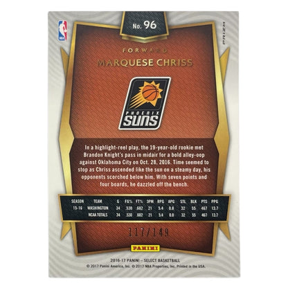 PANINI NBAカード SELECT PRIZM MARQUESE CHRISS SUNS /149 #96 中古 IT2