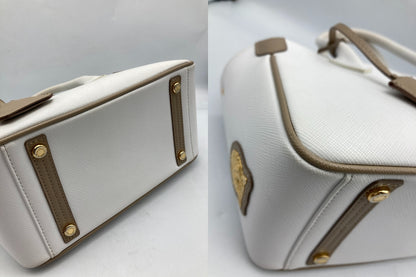 A.D.M.J. エーディーエムジェイ カレラ バイカラー 2WAY ショルダーバッグ 中古 D4
