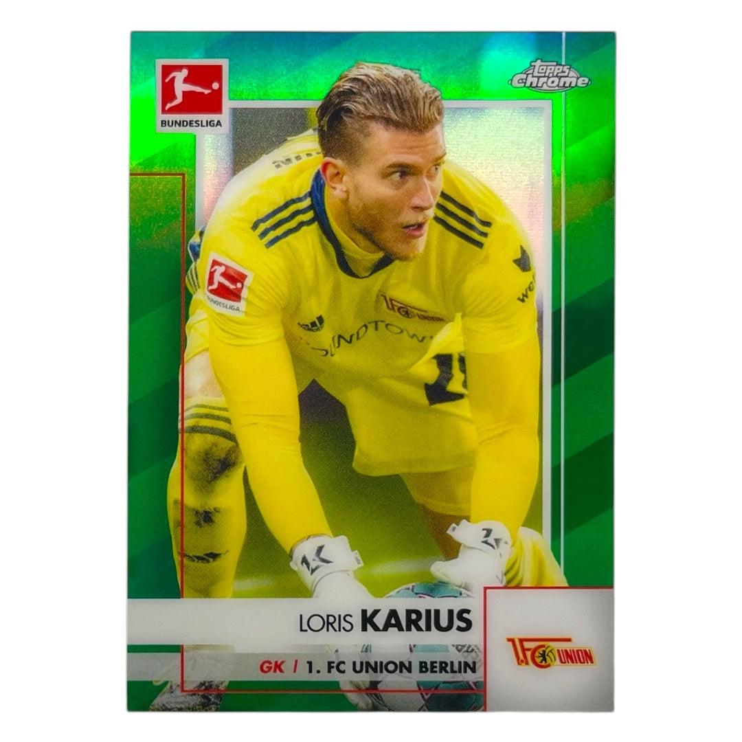 TOPPS サッカーカード CHROME LORIS KARIUS UNION BERLIN /99 #15 中古 IT2