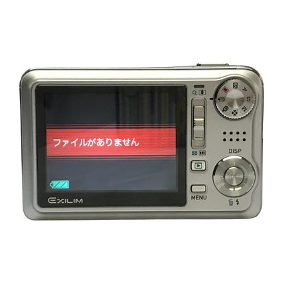 CASIO カシオ EXILIM デジタルカメラ シルバー Hi-ZOOM 720万画素 EX-V7SR 中古 T1