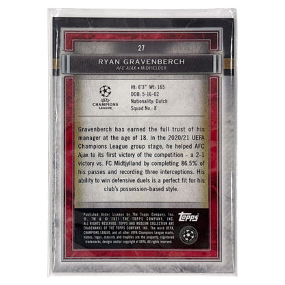 TOPPS サッカーカード MUSEUM COLLECTION RYAN GRAVENBERCH AJAX #27 中古 IT1