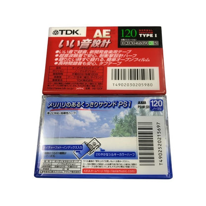 TDK/AXIA カセットテープ ノーマルポジション 60分/120分 23本セット オーディオ 録音用メディア まとめ売り 中古 T1
