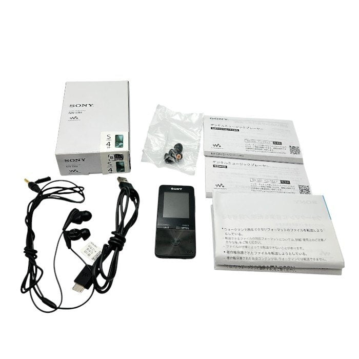 SONY ソニー ウォークマン Sシリーズ 4GB NW-S313 2017年モデル ブラック NW-S313 B オーディオ プレーヤー 家電 中古 W４
