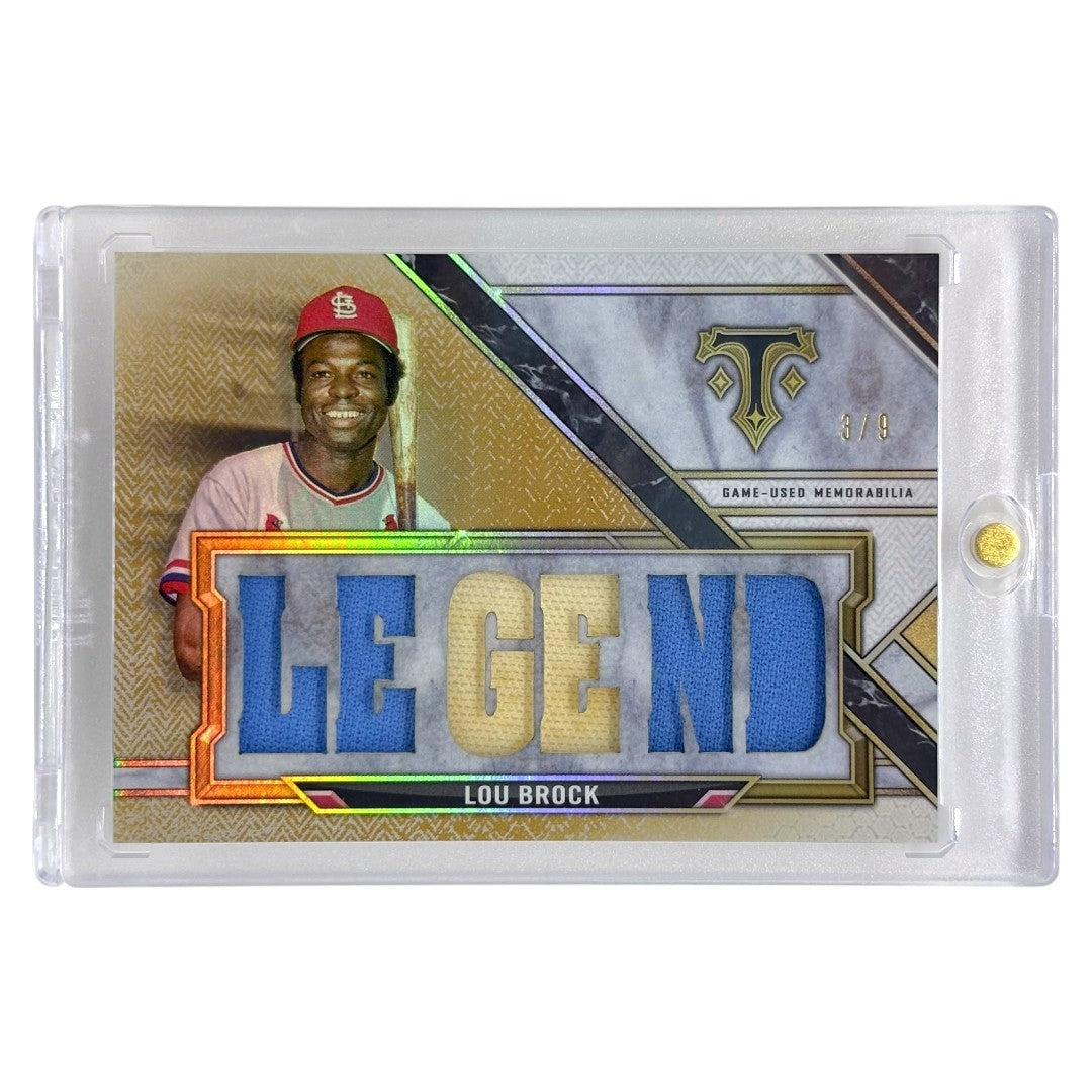 TOPPS MLBカード TRIPLE THREADS LOU BROCK ST. LOUIS CARDINALS /9 #RL-LB 中古 IT1