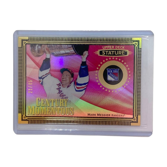 UPPER DECK NHLカード STATURE MARK MESSIER RANGERS 21/45 #CM-22 中古 IT2