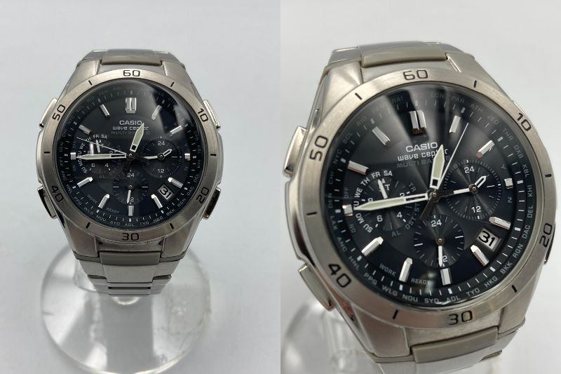 CASIO カシオ WAVE CEPTOR ウェーブセプター タフソーラー MULTIBAND6 腕時計 WVQ-M410DE-2A2JF 中古 D4