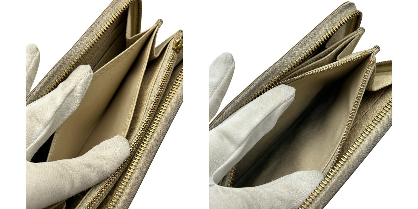 LOUIS VUITTON ルイヴィトン 長財布 ダミエアズール ジッピーウォレット N60019 メンズ レディース 財布 ブランド 中古 W 4