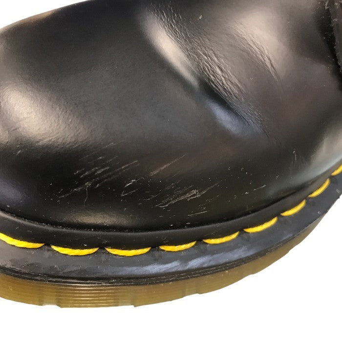 Dr.Martens ドクターマーチン 8ホールブーツ レディース レザー レースアップ 定番 ブラック UK6(25cm) 11821 中古 T1