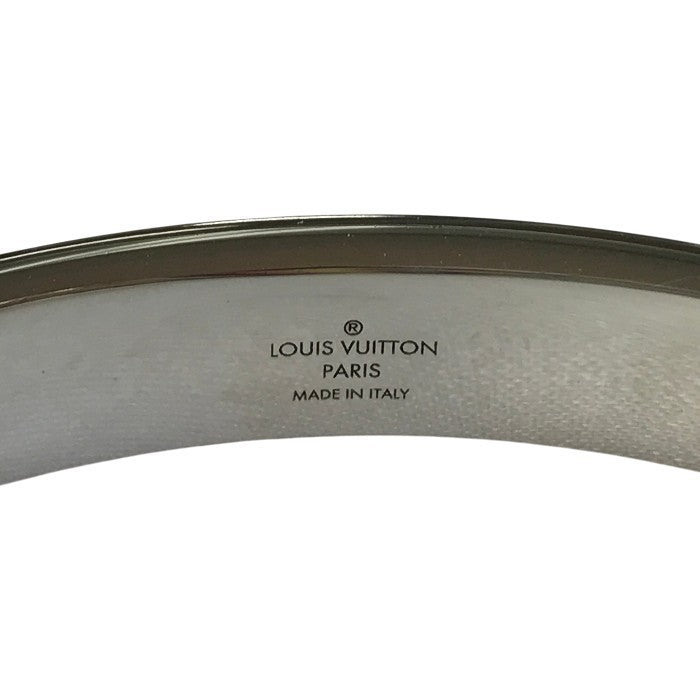 LOUIS VUITTON ルイヴィトン ジョンク・ダミエカラーズ ブレスレット レディース 金属製 バングル シルバー M62492 中古 T1