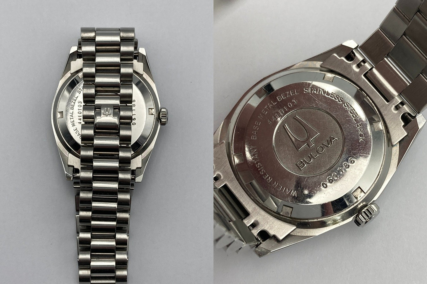 [訳アリ] BULOVA ブローバ スーパーセビル デイデイト オートマティック 腕時計 中古 D4