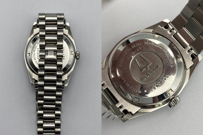 [訳アリ] BULOVA ブローバ スーパーセビル デイデイト オートマティック 腕時計 中古 D4
