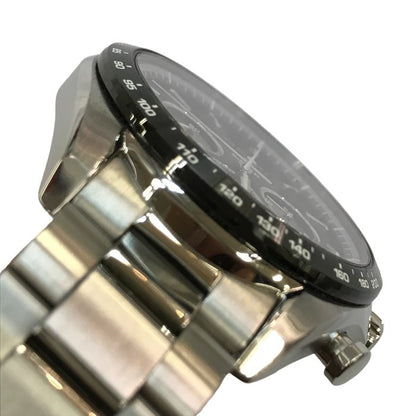 SEIKO セイコー 腕時計 メンズ ソーラー クロノグラフ アナログ SS シルバー/ブラック V175-0FA0 中古 T1