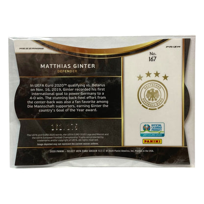 PANINI サッカーカード SELECT UEFA EURO PRIZM MATTHIAS GINTER GERMANY 162/175 #167 中古 IT2