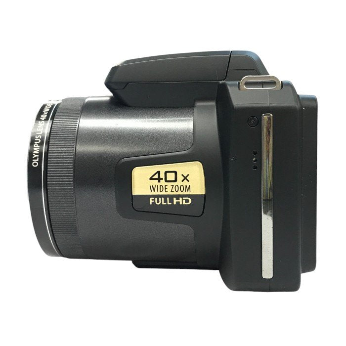 OLYMPUS オリンパス STYLUS デジタルカメラ ブラック 光学40倍ズーム 高倍率 広角22.4mm SP-820UZ BLK 中古 T1
