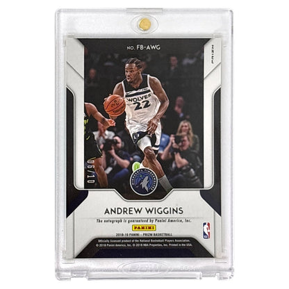 PANINI NBAカード PRIZM ANDREW WIGGINS MINNESOTA TIMBERWOLVES /10 #FB-AWG 中古 IT1