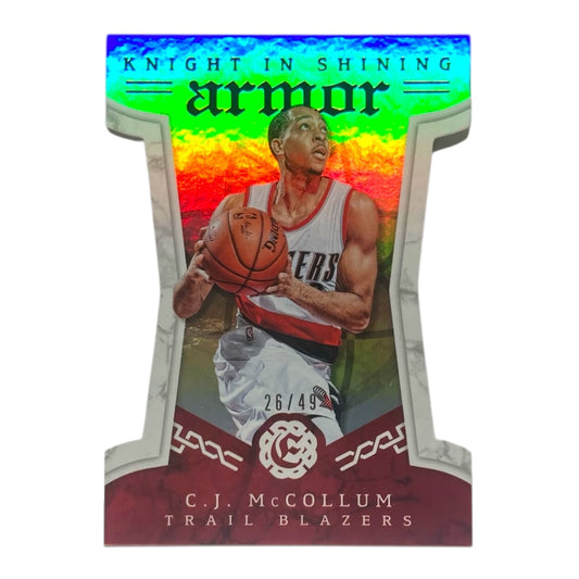 PANINI NBAカード EXCALIBUR DIE CUT C.J. MCCOLLUM TRAIL BLAZERS /49 #21 中古 IT2