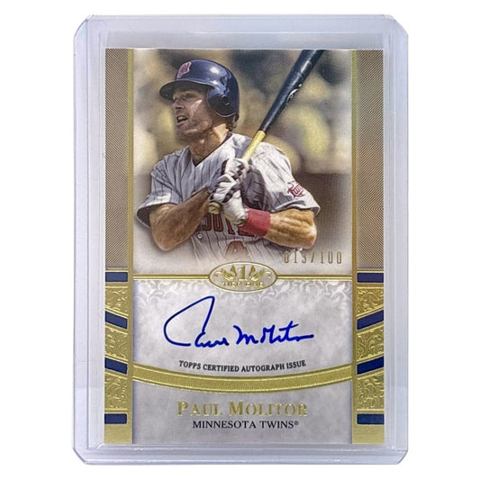 TOPPS MLBカード TIER ONE PAUL MOLITOR MINNESOTA TWINS /100 #T1A-PMO 中古 IT1