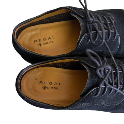 REGAL リーガル ゴアテックス ドレスシューズ 25.5cm 50AL 靴 シューズ メンズ ブラック 靴 シューズ メンズ ブラック 中古 W1