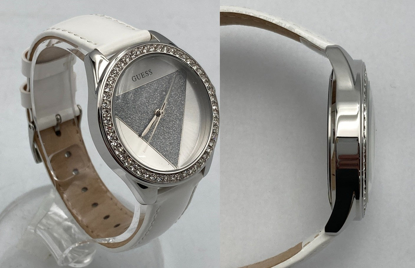 GUESS ゲス tri glitz クオーツ アナログ腕時計 W0884L2 レディース 中古 D4