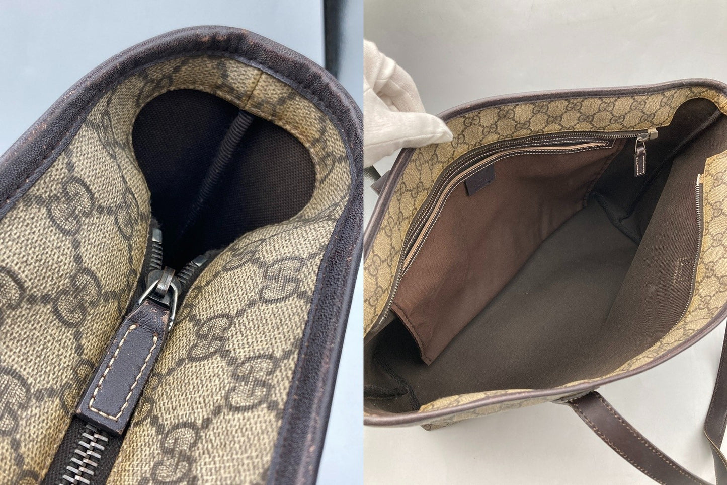GUCCI グッチ GGスプリーム トートバッグ 211137 中古 D4