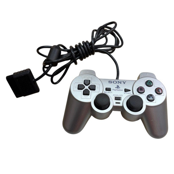 SONY ソニー Play Station2 SCPH-77000SS 本体 サテン・シルバー プレステ2 プレイステーション2 ゲーム機 ハード コントローラー付き 中古 W４