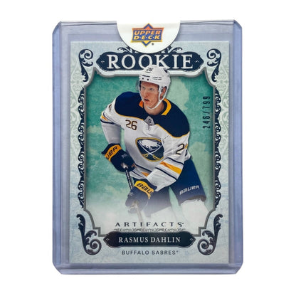 未開封品 UPPER DECK NHLカード ARTIFACTS RASMUS DAHLIN SABRES 246/799 #RED184 中古 IT2