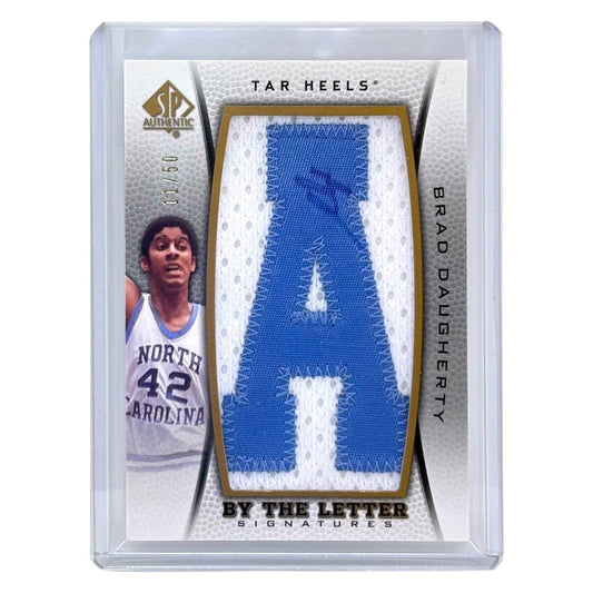 UPPER DECK NBAカード SP AUTHENTIC BRAD DAUGHERTY TAR HEELS /50 #BL-BD 中古 IT1