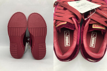 PUMA プーマ Cali ベルベット ウィメンズ スニーカー 369887 01 中古 D4
