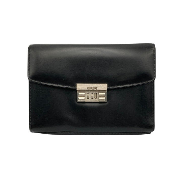 BALLY バリー レザー ダイアルロック セカンドバッグ 中古 D4
