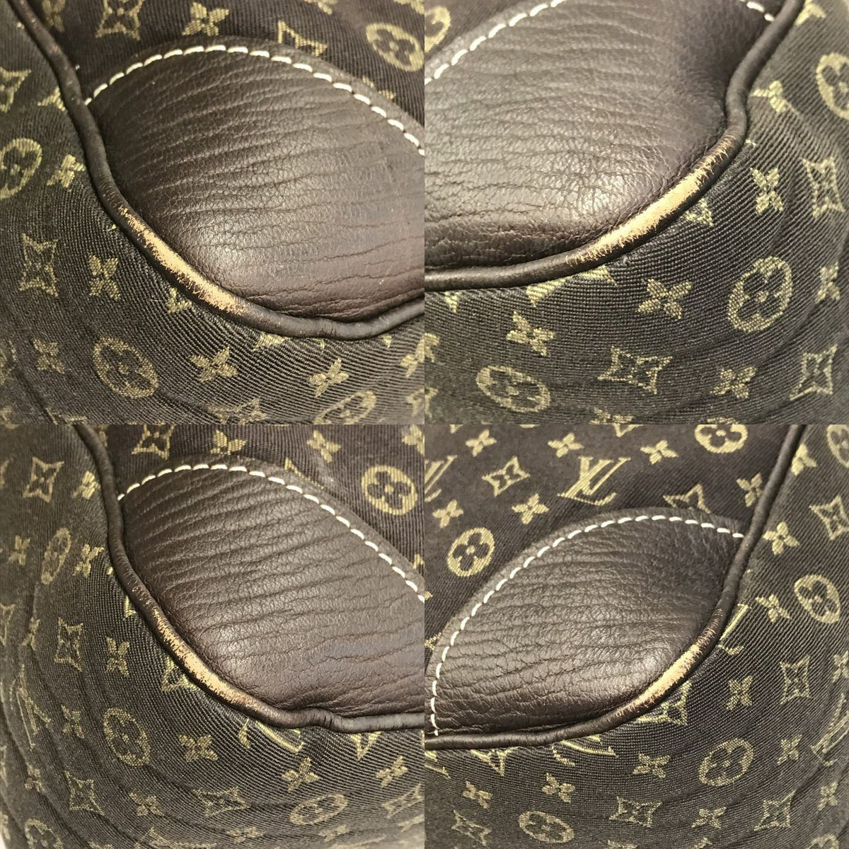 LOUIS VUITTON ルイヴィトン モノグラム ミニラン ブローニュ ショルダーバッグ レディース 肩掛け セミショルダー ブラウン M95225 中古 T1