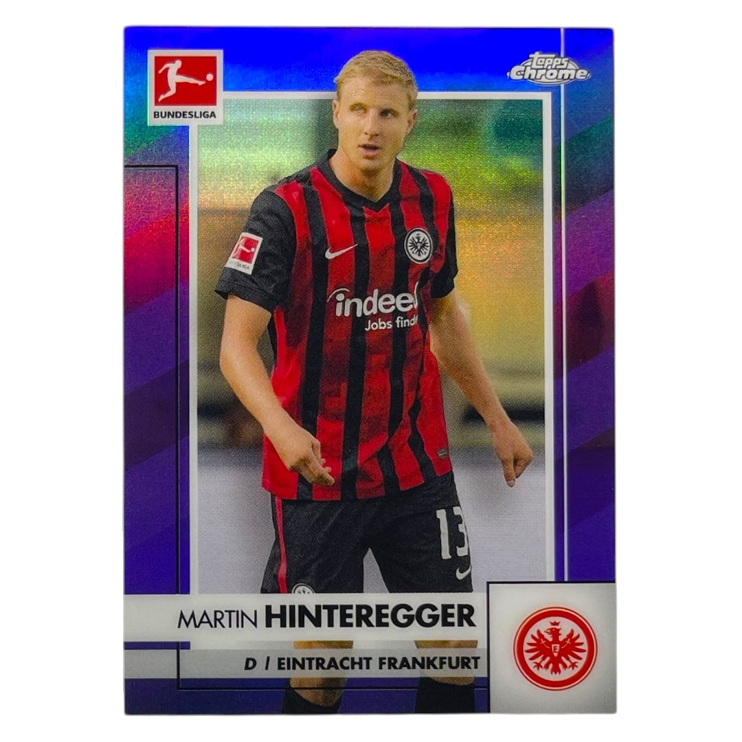 TOPPS サッカーカード CHROME MARTIN HINTEREGGER EINTRACHT FRANKFURT /299 #38 中古 IT2