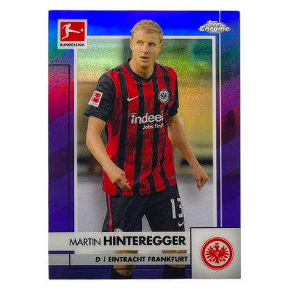TOPPS サッカーカード CHROME MARTIN HINTEREGGER EINTRACHT FRANKFURT /299 #38 中古 IT2