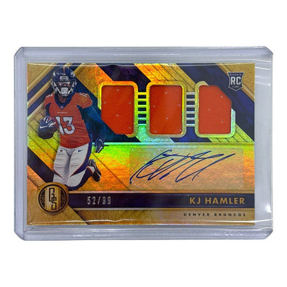 PANINI NFLカード GOLD STANDARD KJ HAMLER DENVER BRONCOS 52/99 #295 中古 IT1