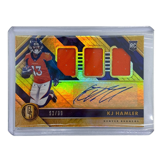 PANINI NFLカード GOLD STANDARD KJ HAMLER DENVER BRONCOS 52/99 #295 中古 IT1