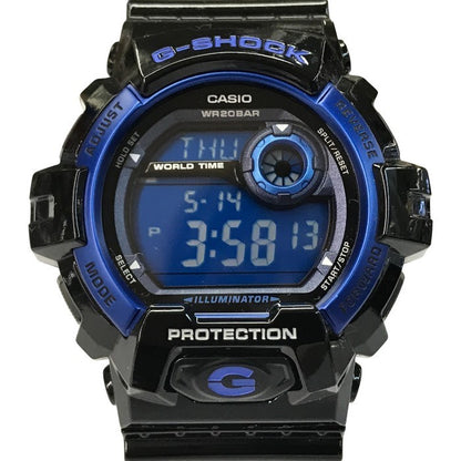 CASIO G-SHOCK カシオ 腕時計 メンズ クォーツ デジタル ジーショック スタンダード オートライト ブラック/ブルー G-8900A-1JF 中古 T1