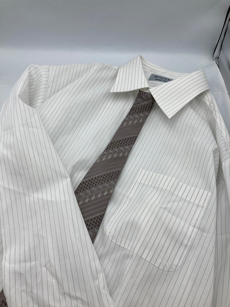 GIORGIO ARMANI ジョルジオアルマーニ レジメンタル ネクタイ シルク100％ 中古 D4