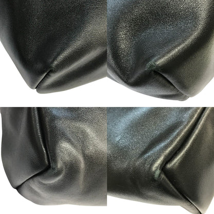 SAINT LAURENT サンローラン クロスボディバッグ メンズ レザー キーリング付き シンプル 無地 ブラック 中古 T1