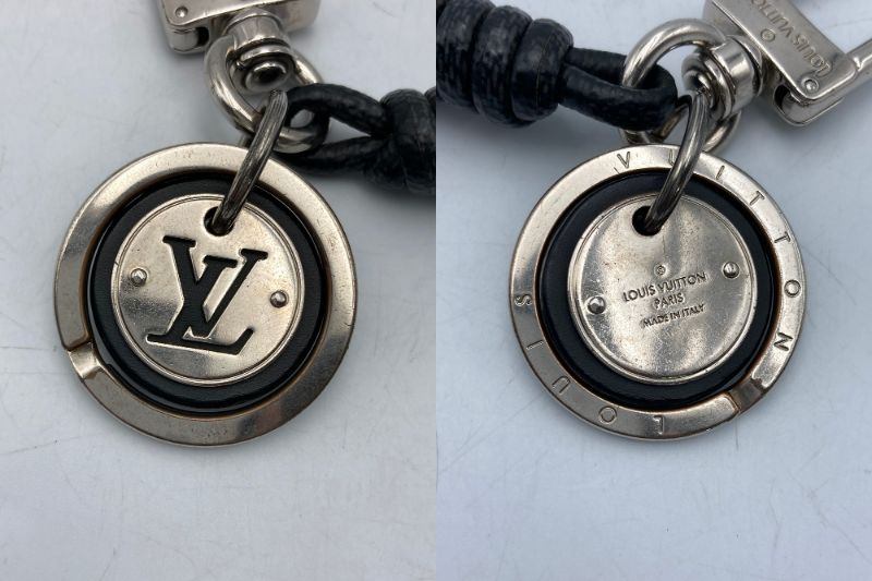 LOUIS VUITTON ルイヴィトン ダミエグラフィット ロープ キーホルダー キーリング M67224 中古 D4