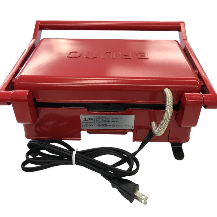 BRUNO(ブルーノ)  グリルサンドメーカー ダブル レッド BOE084-RD 中古 Y1