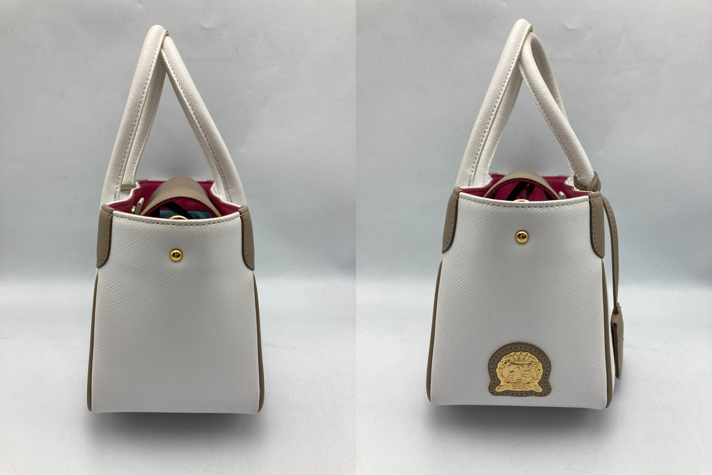 A.D.M.J. エーディーエムジェイ カレラ バイカラー 2WAY ショルダーバッグ 中古 D4
