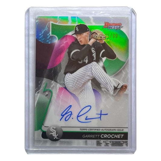 TOPPS MLBカード BOWMAN'S BEST GARRETT CROCHET CHICAGO WHITE SOX /99 #B20-GC 中古 IT2